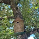 Nichoir à mésanges Ciment et bois