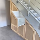 Aménagement sous escalier