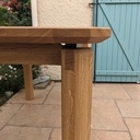 Table à manger 4/6 personnes en chêne massif