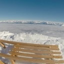 Prête à dévaler le Moucherotte (1901m) ...