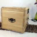 Boîte à bijoux en chêne massif personnalisée by Tito. M