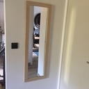 Un miroir tout simple en châtaigner