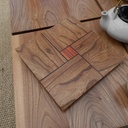 Assiette support pour service à thé