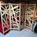 le paravent déployé