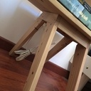 Table de nuit en bois de palette