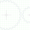 Gabarit à vis pour queues droits