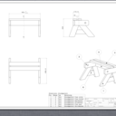 Banc transformable en table