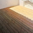 Une terrasse en Douglas.