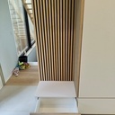 Meuble d'entrée avec assise