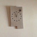 Petite pendule en chêne