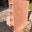 Etagère mobile pour rangement du bois