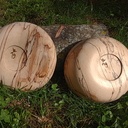 Érable échaudé, bols