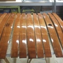 Restauration d'un tonneau en table bar