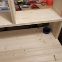 Bureau en sapin du nord