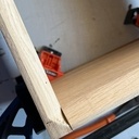 Les chanfreins arrêtés sont arrondis, les non arrêtés sont à 45°. Rectifiés à la lime.