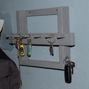 Porte clef mural et vide poche
