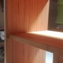 Meuble casiers en baubuche