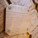 Dessous de plats gravés (x24)