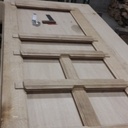 Porte en chêne à petit cadre