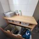 Meuble panier à linge