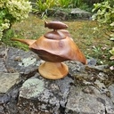 Une raie et son poisson pilote en boite