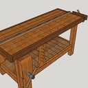 Etabli Roubo simplifié 2000x800