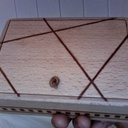 Boîte avec incrustation