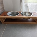 Support gamelle pour animaux de compagnie