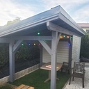 Abri de vélo + mini pergola