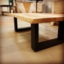 Table basse en platane