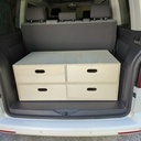 Caissons de rangement pour van