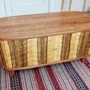 Table basse poirier et fraké