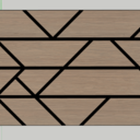 Tabouret d'apéro avec joints type pont de bateau par Ponpon