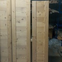 Portes de placard en bardage