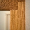 Miroir en bois rustique