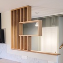 Claustra bois en chêne massif