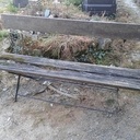 Restauration d'un banc de jardin