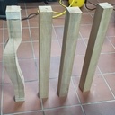 Bureau pieds galbés