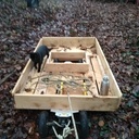 Bûcheronnage : transport en carriole maison et bain de l'année !