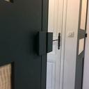 Dressing et meuble de salle de bains à porte en sisal