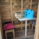 Aménagement intérieur de la cabane