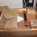 Coffre pirate avec compartiment secret en bois de palette