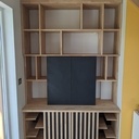 Bureau modulable de télétravail