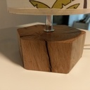 Pied de lampe rustique