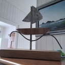 Bâteau en pleine mer