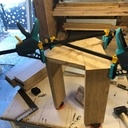 Tabouret en chêne 2.0