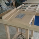 Table à defonceuse et scie circulaire