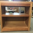 Table de chevet chêne-acajou