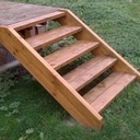 enfin un escalier pour ma terrasse