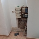 Habillage coffret électrique.